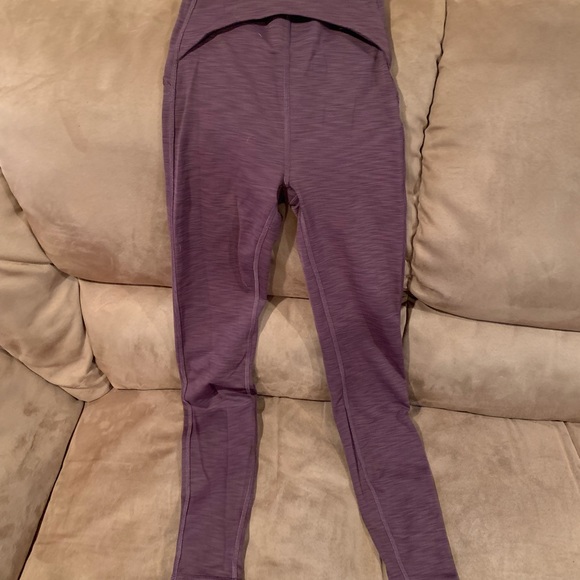Mauve Lululemon Leggings Size 2 - Picture 2 of 2
